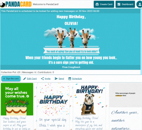 Distance Doesn't Matter - Send a PandaCard!